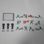 mihopan0928様専用★サッカー★色紙用シール12枚セット