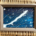 〜流れ星の中を〜【ハガキサイズ】