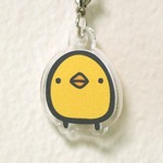 アクリルストラップ　ひよこさん