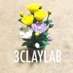 ☆送料無料☆ずっと一緒だよ/和花瓶　菊