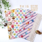 小さい手にちょうど良い ガールズセット ハーフハンカチ 幼児ハンカチ 小さいハンカチ