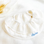 色が選べる お名前刺繍スタイ🧸🌈