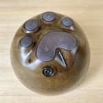 肉球カップ・三毛・こげ茶