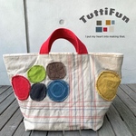 tuttifun＊maruとlineの帆布バック