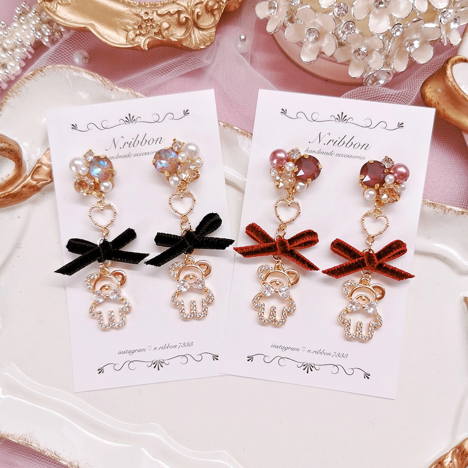 さーちん様☺️ハンドメイドスワロフスキーアクセサリー SWAROVSKI スワロフスキー ネックレス ペンダント レディース