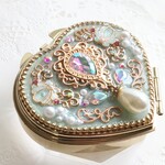 一点もの♡マーメイドのコンパクト(ミラー付きピルケース)