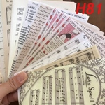 H81♡海外♡Time Shop series♡Music sheet♡紙モノ