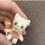 ハロウィンver  二足歩行　オレンジ白猫ちゃん