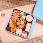 秋のクッキー缶【栗鼠】
