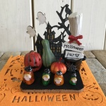 来年の干支プレゼント！ガラスのハロウィンオブジェ(マトリョーシカ)