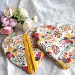 ハート型ミトン♪