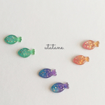 再販*きらきらうろこのおさかなピアス
