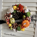 早割価格 🌿➰🟠再販　ハロウィン オータムリース（23〜40cm）
