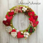 メリクリリース🎄直径約25㎝リース