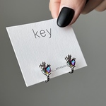 Re ▽ Colorful heart pierce