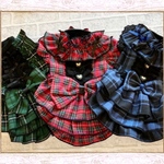 no.10  秋冬　ドレス　犬服　ハンドメイド