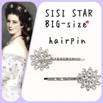 大きめ★エリザベートのシシィスター風ヘアピアス★ヘアピン★ヘアクリップ