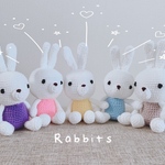 うさぎさんの編みぐるみ🐰