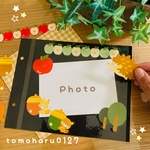 かわいい秋キャラクター　アルバムクラフト