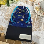 【再36】昆虫23×18❤️男の子人気カブト、クワガタ色々な昆虫コップ袋、お箸ケース袋巾着⭐️ひも2本タイプもあります