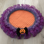 ハロウィンカフェマット✨犬用　円形直径50ｾﾝﾁ程（現品限り）