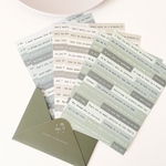 英字sticker　green　6枚入り