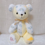【レターパック 送料込み(購入時の注意確認必須)】memory bear ぬいぐるみ　リメイクベア　メモリーベア　ロンパースベア　敬老の日