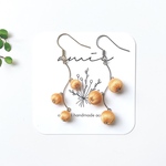 osmanthus noix pierce earring キンモクセイ ノワ ピアス イヤリング