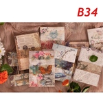 B34♡海外♡デザインペーパー♡風伝花信♡8種セット