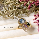 bijou cat💎きみのたからもの💍🐈✨リング フリーサイズ 送料無料 じゃれ猫 レジン 指輪
