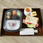 ミニチュア コンビニのハンバーグ弁当のセット
