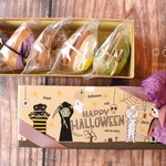 ☆プレゼントに☆数量限定☆ハロウィンBOX☆［カカオケーキ入り］季節のケーキ5種類入り☆抹茶・レモン・いも・マロン・カカオ