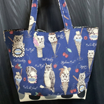 ハンドメイド   フクロウ  バッグ  ふくろう  トートバッグ 