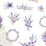 コラージュ 花 フレークシール  30枚set 《flower of provence》 [F536]