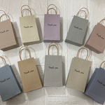 くすみカラー③   ミニ紙袋　紙袋