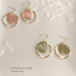 ☆くすみcolor//フープピアス／イヤリング
