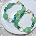 【Autumn Market】💚ランダムビーズブレスレット