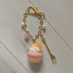 みかんのカップケーキバックチャーム