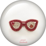 Sunglasses  ビーズ刺繍ブローチ