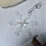 《ゆもち様》🤍雪の結晶キーホルダー