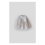 【blouse (off-white)】送料無料　秋　おしゃれ　トップス　ベビー　ブラウス　ポワン袖　出産祝い　長袖