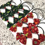 わんちゃん用　クリスマスツリー【Mサイズ】トリミングチョーカーリボン14個セット