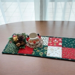 【送料無料】【🎄クリスマス柄】パッチワーク🌟テーブルランナー