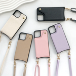 iPhone用 〈5色から選べます♪〉iPhone14/14 Pro スマホケース 背面カード収納 ショルダーストラップ付 スマホショルダー ミラー付き ケース スマホケース ショルダー 