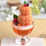 231 ＊ハロウィンのおばけカボチャタワー＊　ミニチュア　ドリンク　スイーツ　シルバニア　ドールハウス　レジン　ねんどろいど　リカちゃん