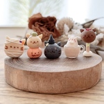 限定【ミニチュア】ねこねこハロウィン2022🎃［ピアス、イヤリング、チャーム加工可能］