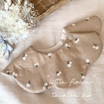 在庫セール #little flower"baby bib