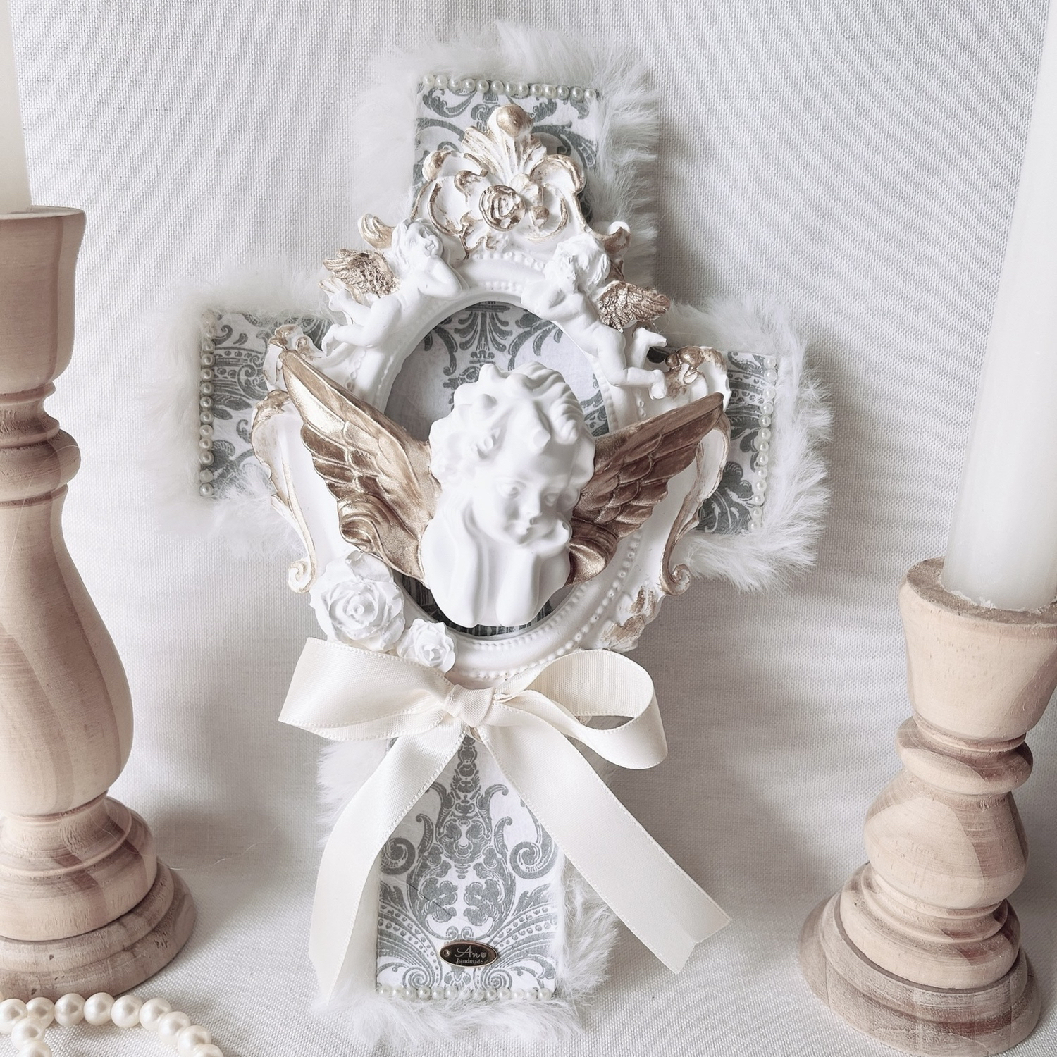 受注販売］ An❤︎ 聖♡祈♡夢 十字架オブジェ 天使の祈り プレゼント