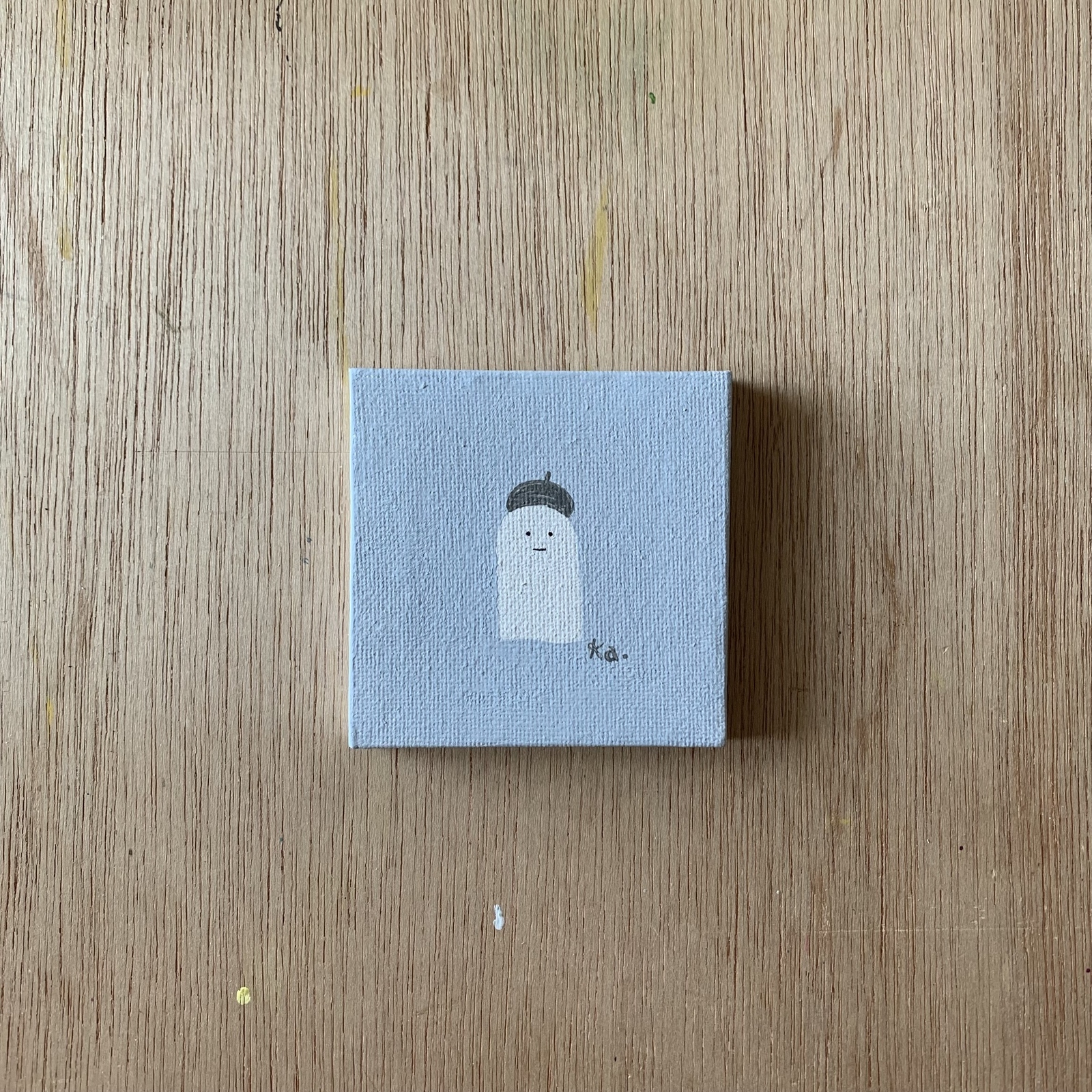 「ミスティブルーの気持ち」キャンバス画　原画