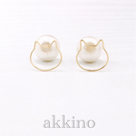 ≪cat≫silhouette ピアス（片耳）